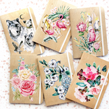 Parrots & Proteas - A5 Journal - Cristina Re Designs