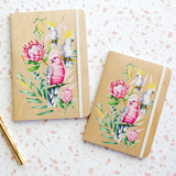 Parrots & Proteas - A5 Journal - Cristina Re Designs