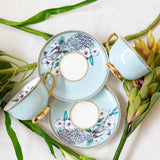 Teacup Peacock Garden - Cristina Re Designs