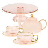 Rose Glass High Tea Gift Set