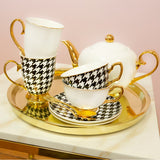 Teacup Houndstooth - Cristina Re Design