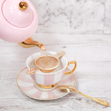 Teacup Blush Stripes - Cristina Re Designs