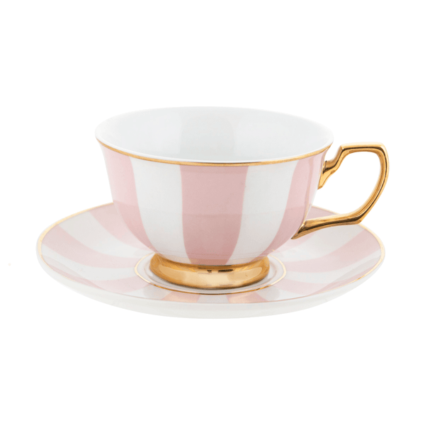 Teacup Blush Stripes - Cristina Re Designs