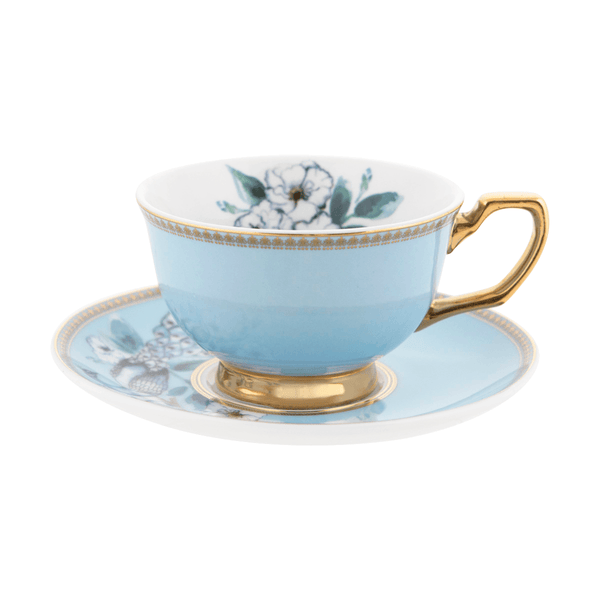 Teacup Peacock Garden - Cristina Re Designs